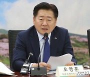 인사말하는 오영훈 제주도지사