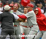 하퍼, 벤치클리어링 끝에 퇴장..PHI 감독도 볼판정 항의 퇴장