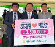 NH무안사랑CEO클럽과 진도군청 농우회, 고향사랑기부금 상호 기부