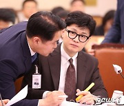 국회 법사위 출석한 한동훈 장관