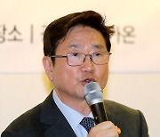 인사말 하는 박보균 문체부 장관 '윤석열 정부 1년 정책 성과 및 향후 방향 설명'