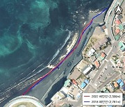 제주 삼양해수욕장 줄어든다…4년새 백사장 31% 사라져