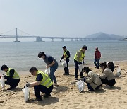 부산시설공단, 깨끗한 광안리 바다 위해 '구슬땀'