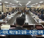 [주요 단신] 제주도-의회, 예산 놓고 갈등…추경안 대폭 삭감 외