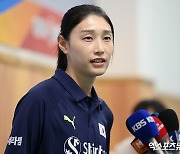 김연경 '고문으로 국가대표팀 복귀'[포토]