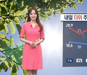 [날씨]내일 흐리고 더위 주춤…남부·제주 비