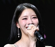 [Ms포토] 미주 '솔로 데뷔, 울컥'