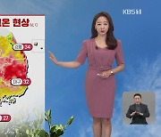 [오후날씨 꿀팁] 내일, 고온 현상 수그러져요…남부, 비