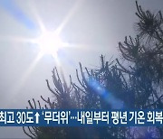 전북 낮 최고 30도↑ ‘무더위’…내일부터 평년 기온 회복