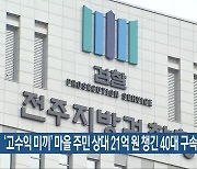 ‘고수익 미끼’ 마을 주민 상대 21억 원 챙긴 40대 구속기소