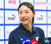 다시 ‘태극마크’ 단 김연경 “배구 발전에 도움 되고 싶어”