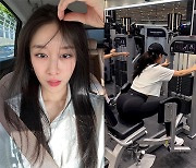 지연, 82kg를 든다고?…♥황재균 "하체 힘 왜 이리 쎈거쥬?"