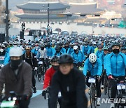 21일 강변북로는 '자전거 천국'…서울 자전거 대행진 개최