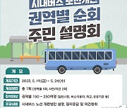 목포시 8년 만에 시내버스 노선 개편…주민설명회 개최