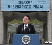 尹 "오월 정신 아래 우리는 하나"