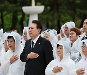 [속보]尹 “오월 정신, 자유민주주의·헌법 그 자체···반드시 계승”