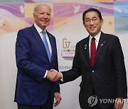 G7 계기 미일 정상회담…"中 염두 첨단기술 협력 강화"(종합)