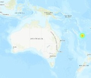 뉴칼레도니아 해상서 규모 7.7 지진…'쓰나미' 경보 해제(종합)