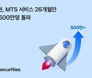 토스증권, MTS 가입자 500만 명 돌파