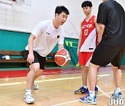 [JB화보] 한국중고농구연맹과 국군체육부대 상무 농구단이 함께하는 2023 얼리트 중고농구 재능기부 프로그램