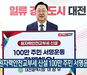 원자력안전교부세 신설 100만 주민 서명운동