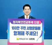 김영록 지사, 원자력안전교부세 신설 촉구