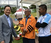 김호곤 전 수원FC 단장, 대한축구협회 축구사랑나눔재단 이사장 부임