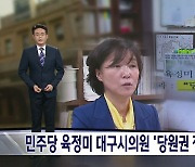 민주당 육정미 대구시의원 '당원권 정지 2년'