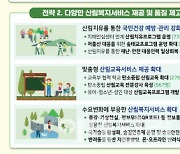 산림복지서비스로 산림르네상스 시대 연다