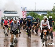 광주 MBC 주관 '영산강 그란폰도' 개최…자전거 동호인 1400명 참여