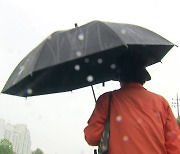 [날씨] 전국 비 내리는 휴일...밤부터 충청 이남 강한 비
