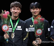 세계탁구 동메달 획득한 이상수-조대성