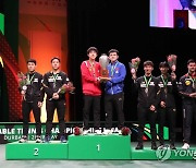 남자 복식 은ㆍ동메달 획득한 한국 탁구