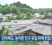 전라북도, 농어촌 인구 유입 위해 빈집 활용