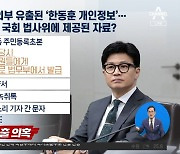 경찰, ‘한동훈 장관 개인정보유출 혐의’ MBC 기자 압수수색