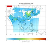 [게시판] 환경위성 관측 이산화질소 일·월평균 농도 공개