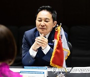 싱가포르 교통부 장관과 면담하는 원희룡 장관