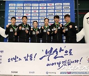 "더반의 감동,부산으로!" '은2동1'20년만의 최고성적 韓탁구 금의환향