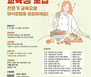 경기도일자리재단 경기광역여성새일센터, 외식창업 아카데미 교육생 모집