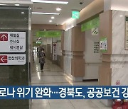 코로나19 위기 완화…경북도, 공공보건 강화