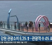 지난달 강원 관광소비 6.3% ↑…관광객 수 4% ↓