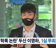 '학폭 논란' 두산 베어스 이영하, 1심 무죄 선고