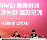 사회보장 전략회의 발언하는 윤석열 대통령