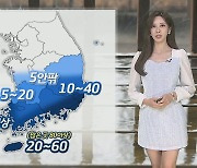[날씨] 내일 아침까지 충청이남 비…전국 초여름 더위