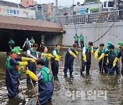 [포토] 종로구, 홍제천 하천정화활동