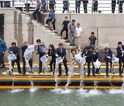 인천 중구, 삼목해역 점농어 43만 마리 방류