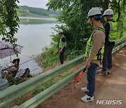 한국농어촌공사 사천지사, 저수지 불법 낚시행위 계도·단속