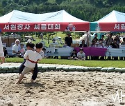 [Ms포토] 서원밸리 그린콘서트 '씨름 한판'