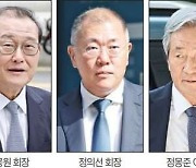 정몽원 회장·백지연 前 앵커 사돈 된 날, 현대家 총출동