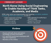 美·韓 정보기관, 북 해킹그룹 ’김수키‘ 보안주의보